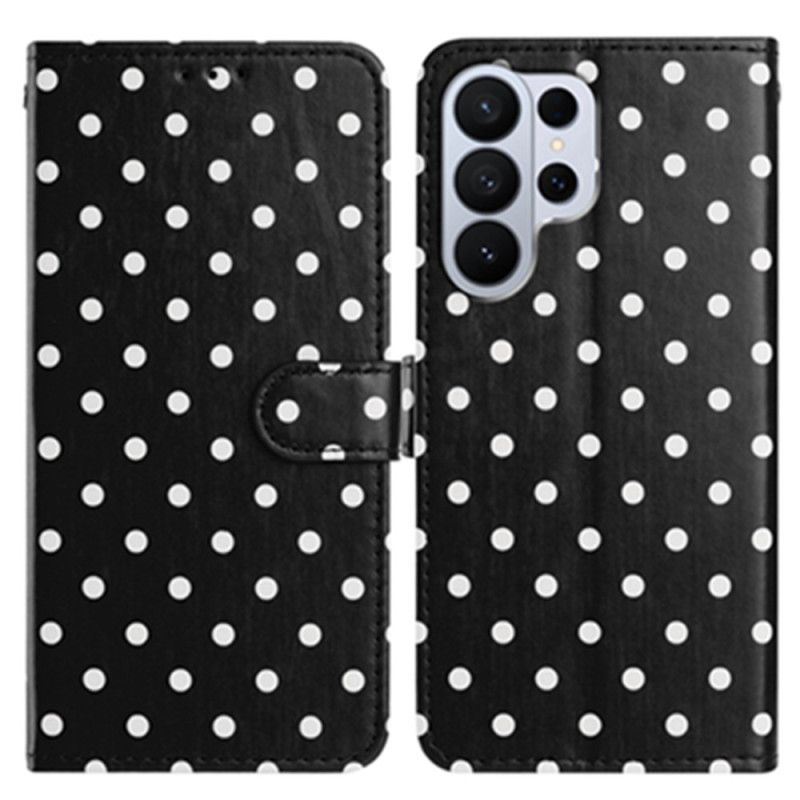 Læder Cover Samsung Galaxy S26 Ultra Prikker
