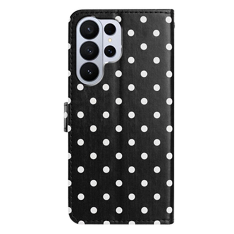Læder Cover Samsung Galaxy S26 Ultra Prikker