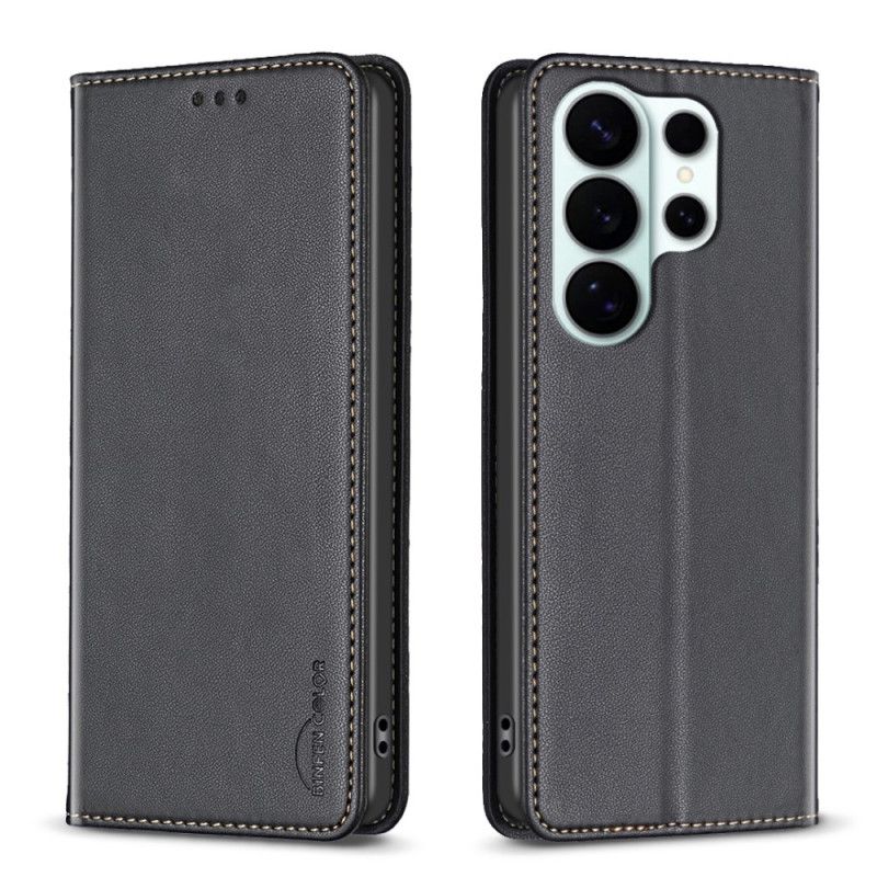 Læder Cover Samsung Galaxy S26 Ultra Telefon Etui Binfen-farve