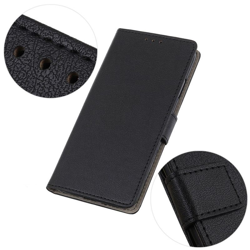 Læder Cover Samsung Galaxy S26 Ultra Telefon Etui Klassisk Sort