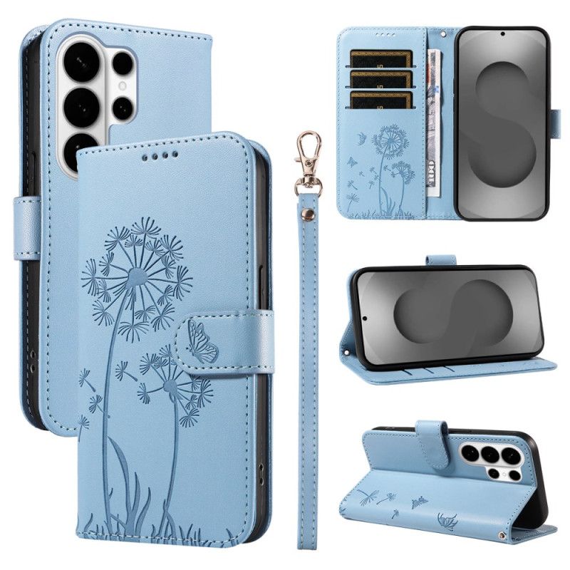 Læder Cover Samsung Galaxy S26 Ultra Telefon Etui Mælkebøtterem