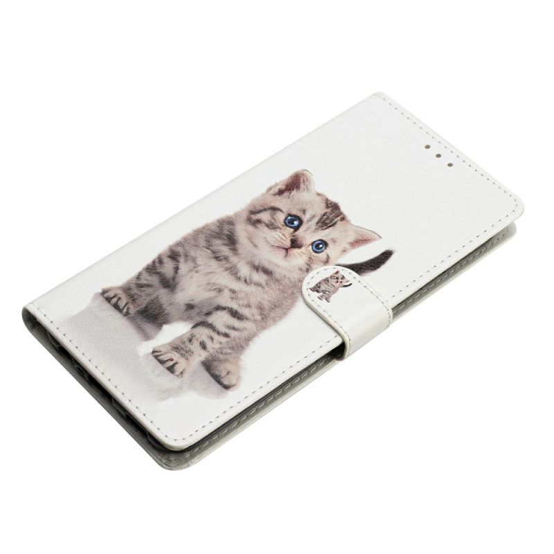 Læder Cover Samsung Galaxy S26 Ultra Telefon Etui Sød Kat