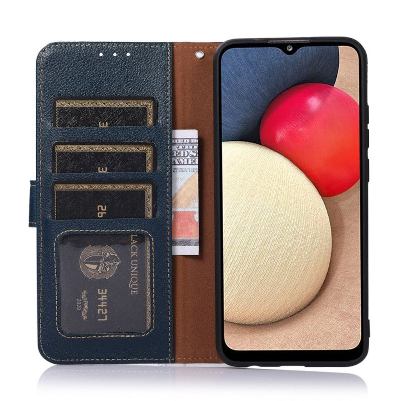Læder Cover Samsung Galaxy S26 Ultra Telefon Etui Tofarvet Khazneh Rfid-beskyttelse