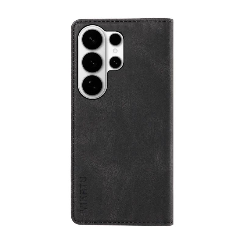 Læder Cover Samsung Galaxy S26 Ultra Telefon Etui Yikatu Ruskindseffekt