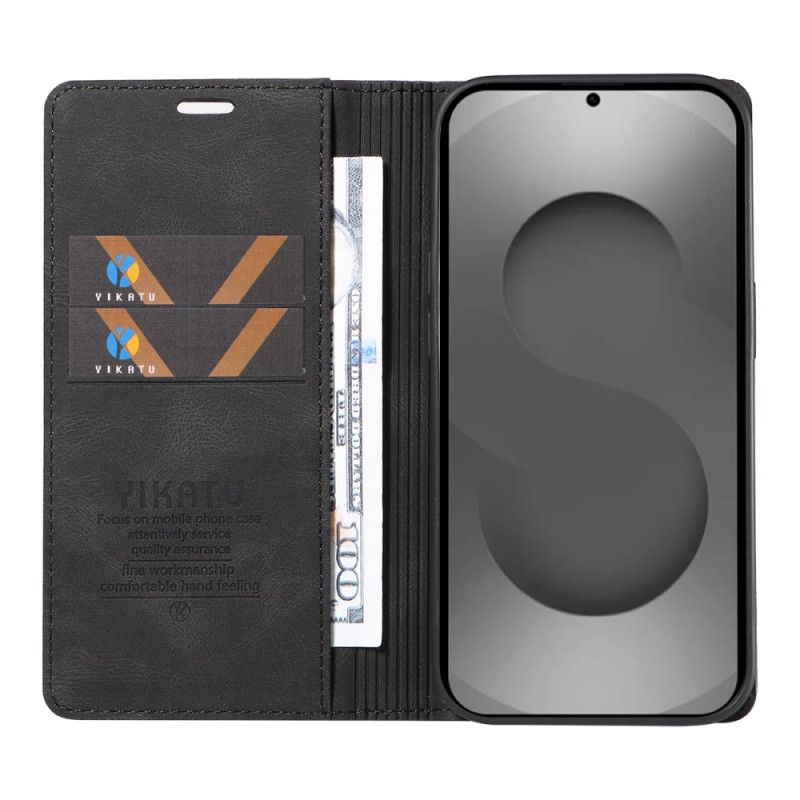 Læder Cover Samsung Galaxy S26 Ultra Telefon Etui Yikatu Ruskindseffekt