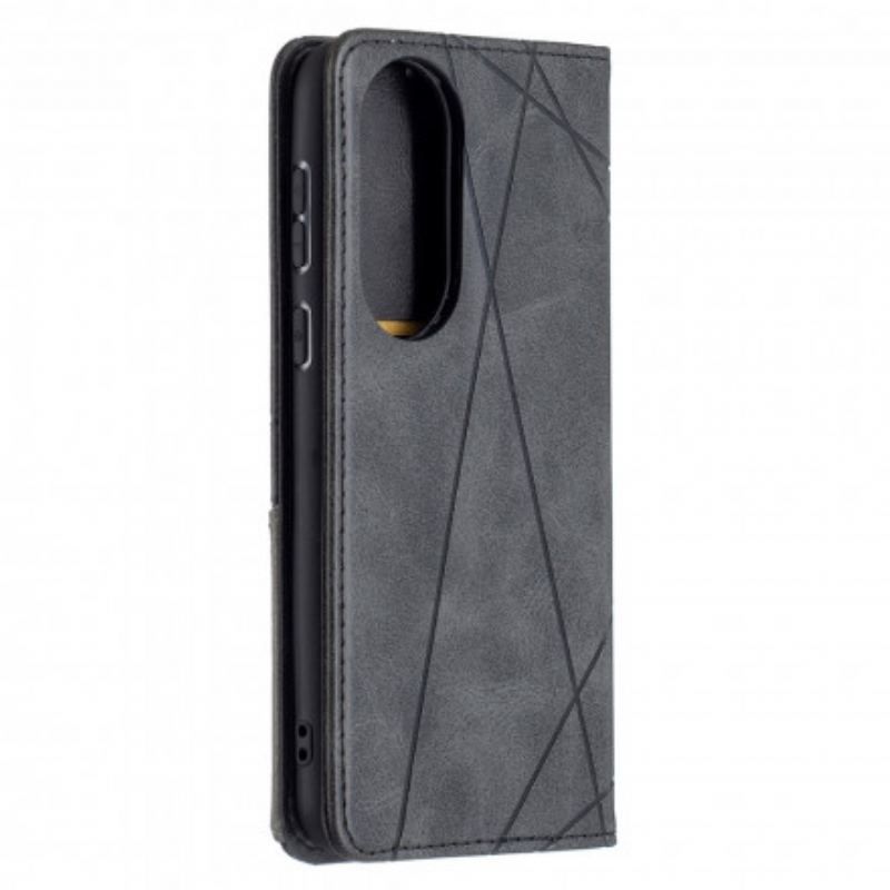 Cover Huawei P50 Flip Cover Kunstner Stil