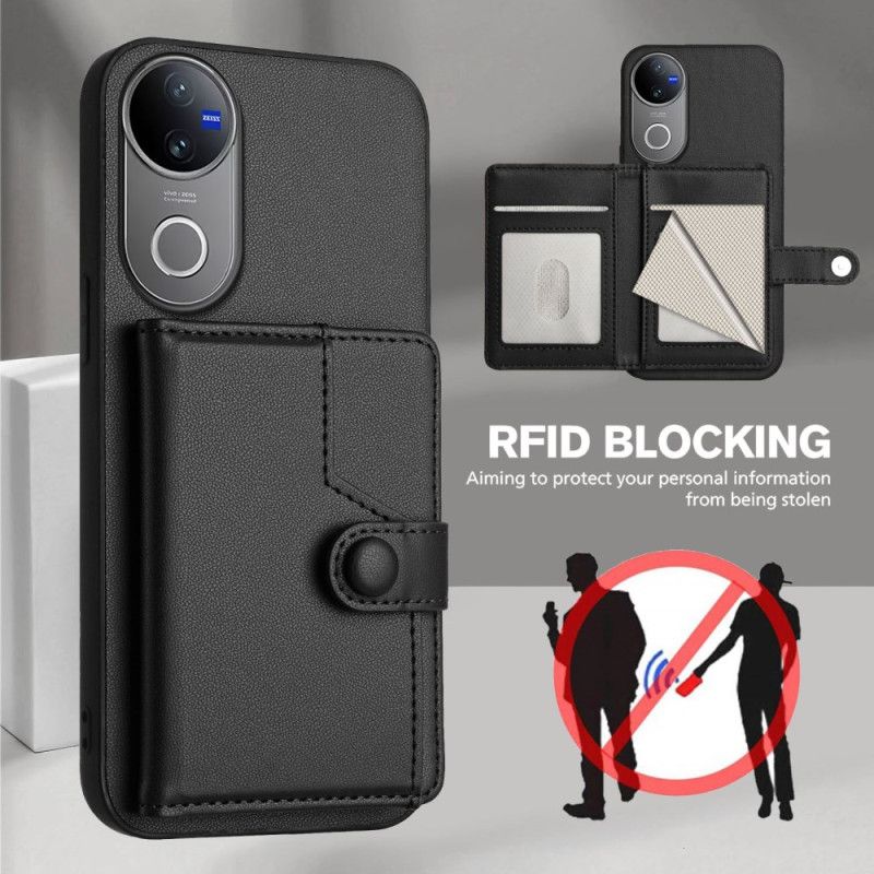 Cover Til Vivo V50 5g Rfid-kortholder
