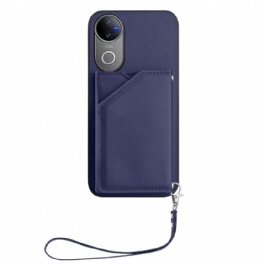 Cover Vivo V50 5g Kortholder Og Snor