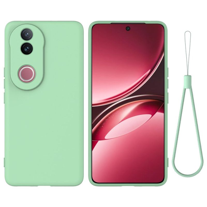 Cover Vivo V50 5g Telefon Etui Flydende Silikone Rem