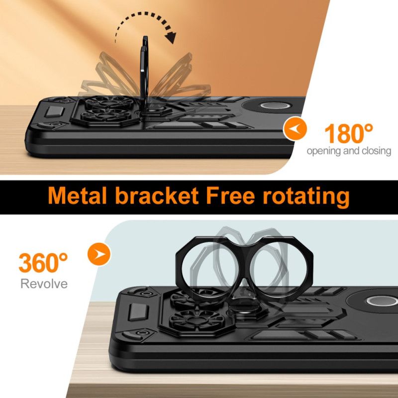 Cover Vivo V50 5g Telefon Etui Robust Med Stativ