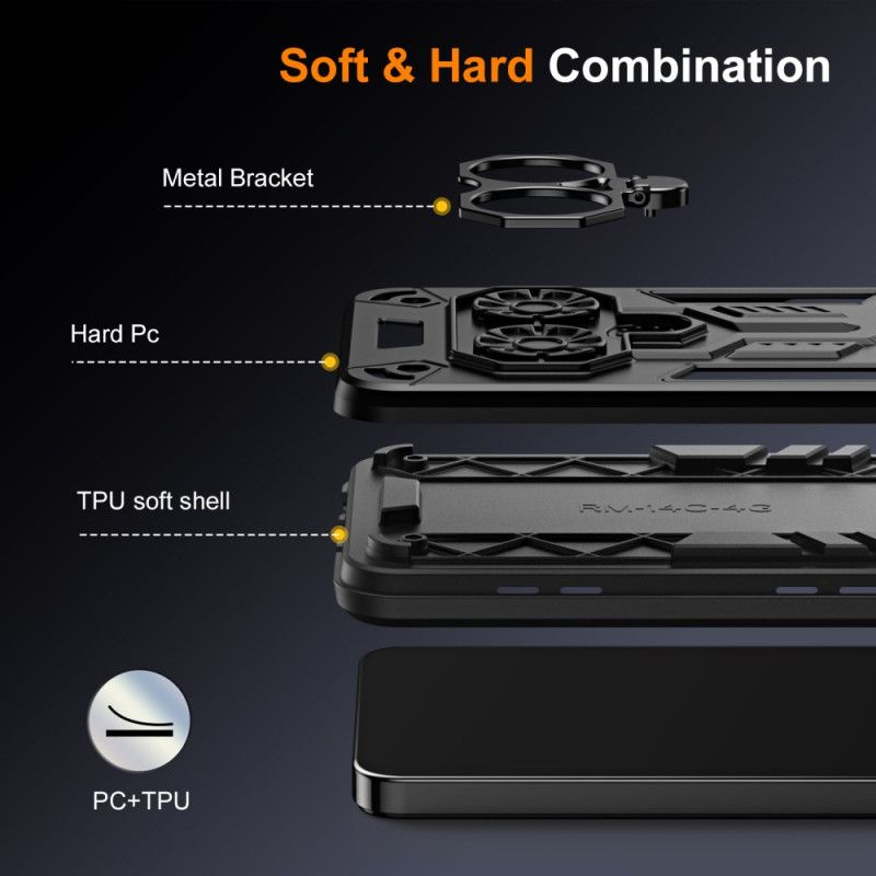 Cover Vivo V50 5g Telefon Etui Robust Med Stativ