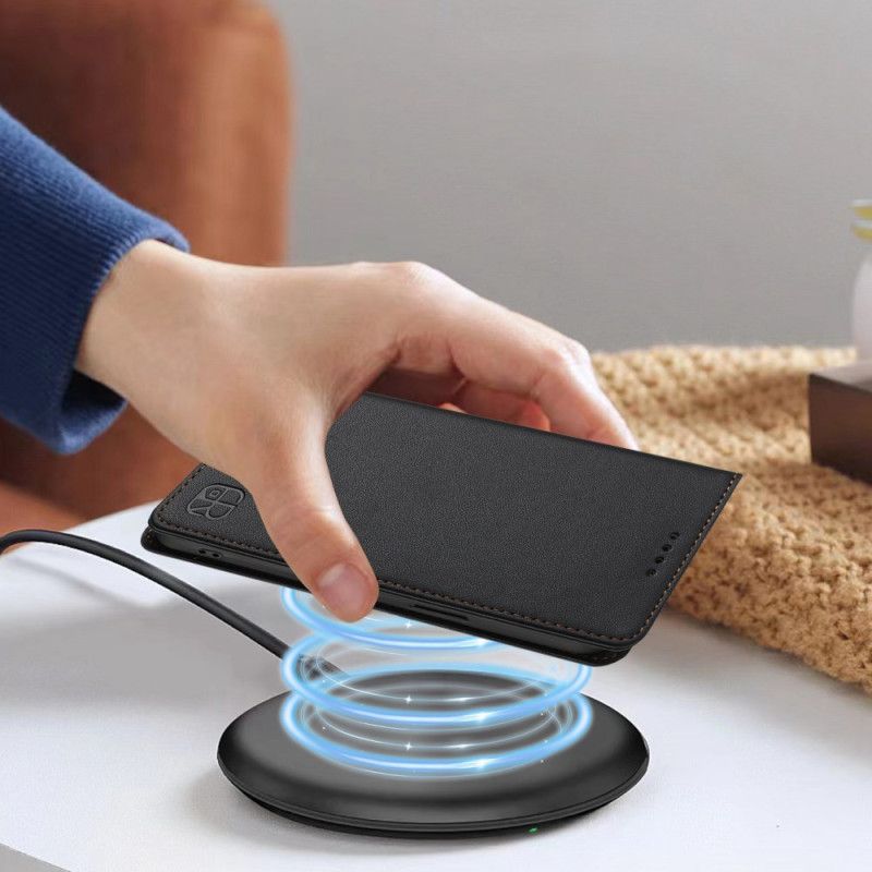 Flip Cover Til Vivo V50 5g Rfid-beskyttelse Og Justerbar Stativ