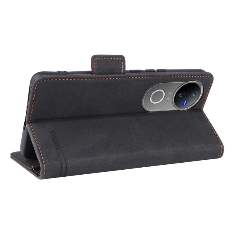 Flip Cover Vivo V50 5g Metallisk Dekoration