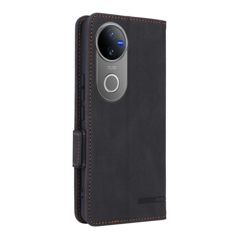 Flip Cover Vivo V50 5g Metallisk Dekoration