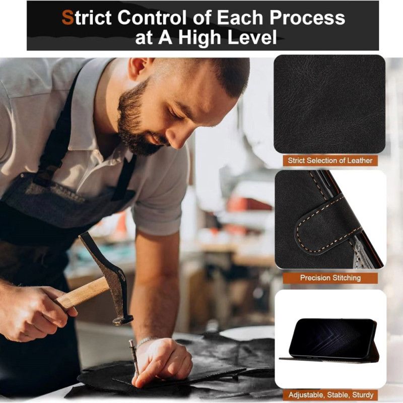 Flip Cover Vivo V50 5g Tofarvet Mønster