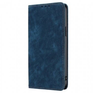 Flip Cover Vivo V50 5g Vintage Ruskindseffekt