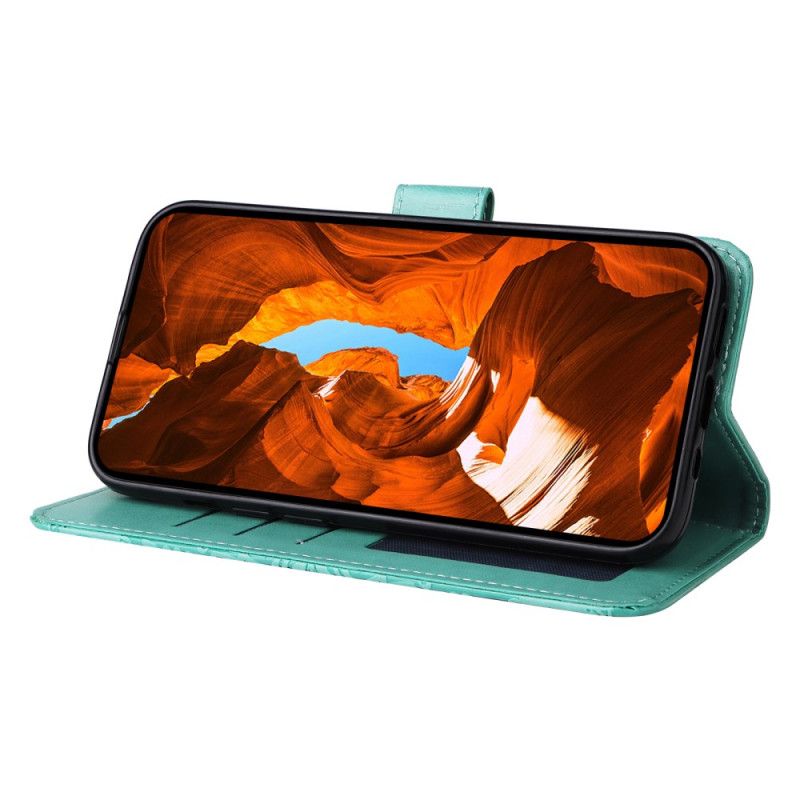 Læder Cover Vivo V50 5g Telefon Etui Mandala