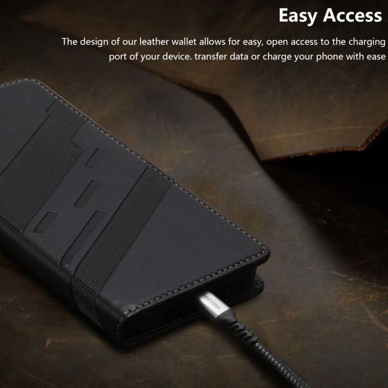 Læder Cover Vivo V50 5g Telefon Etui Punk Stil