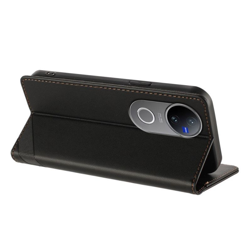 Læder Cover Vivo V50 5g Telefon Etui Punk Stil
