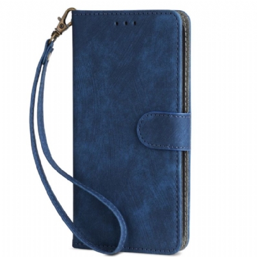 Læder Cover Vivo V50 5g Telefon Etui Rfid-beskyttelse Og Rem