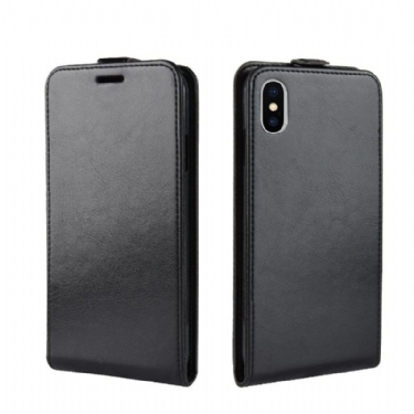 Flip Cover iPhone XS Max Læder Cover Lodret Kunstlæder