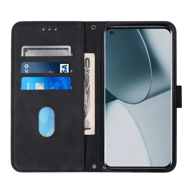 Læder Cover OnePlus 10 Pro Original Geometrisk Design Lædereffekt