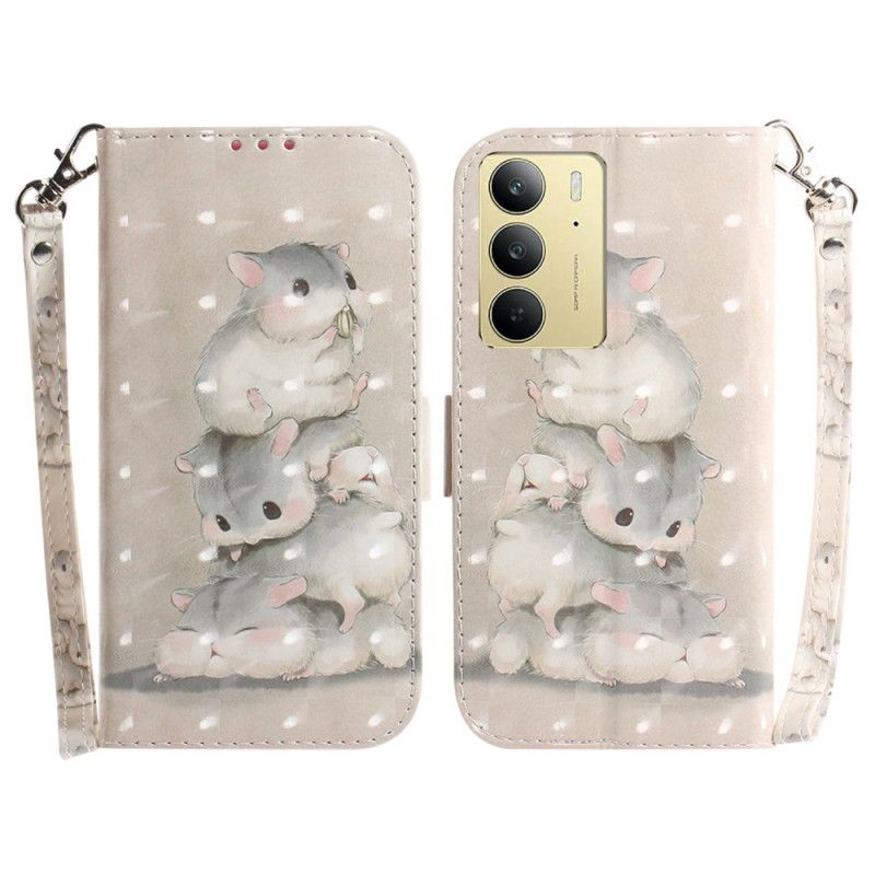 Flip Cover Realme C75 Hamster-snor