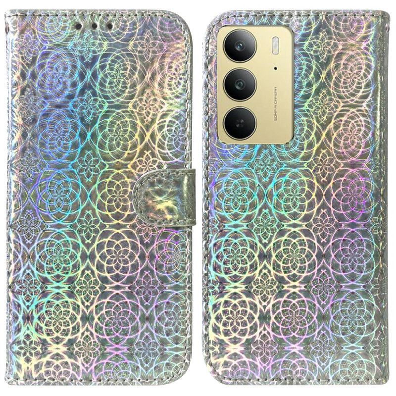 Flip Cover Til Realme C75 Disco-stil