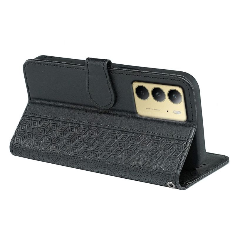 Læder Cover Realme C75 Frise Med Rem