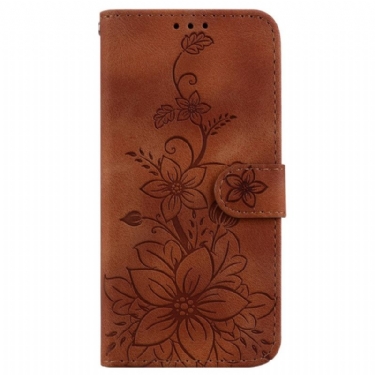 Læder Cover Realme C75 Telefon Etui Fleur-de-lis