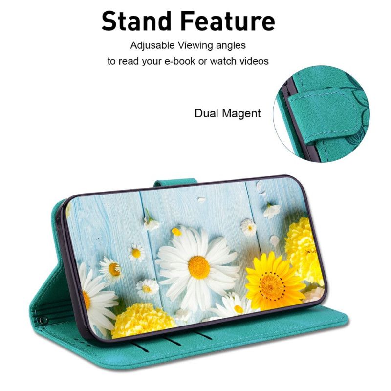 Læder Cover Realme C75 Telefon Etui Fleur-de-lis