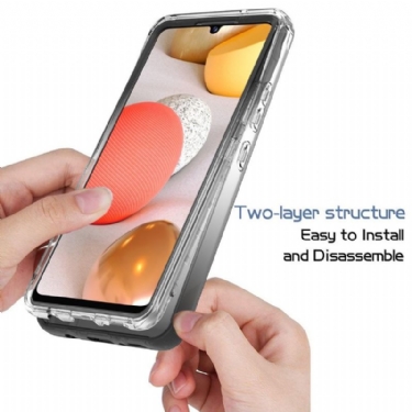 Cover Samsung Galaxy A42 5G Hemming Stødsikker Klar Gradient