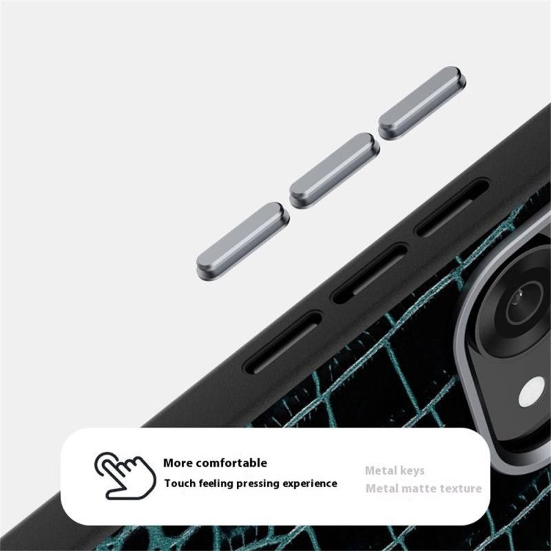 Cover Oppo Reno 14 5g Telefon Etui Magsafe-kompatibel Krokodilletekstur Abeel