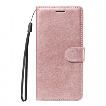 Flip Cover Oppo Reno 14 5g Ensfarvet Rem