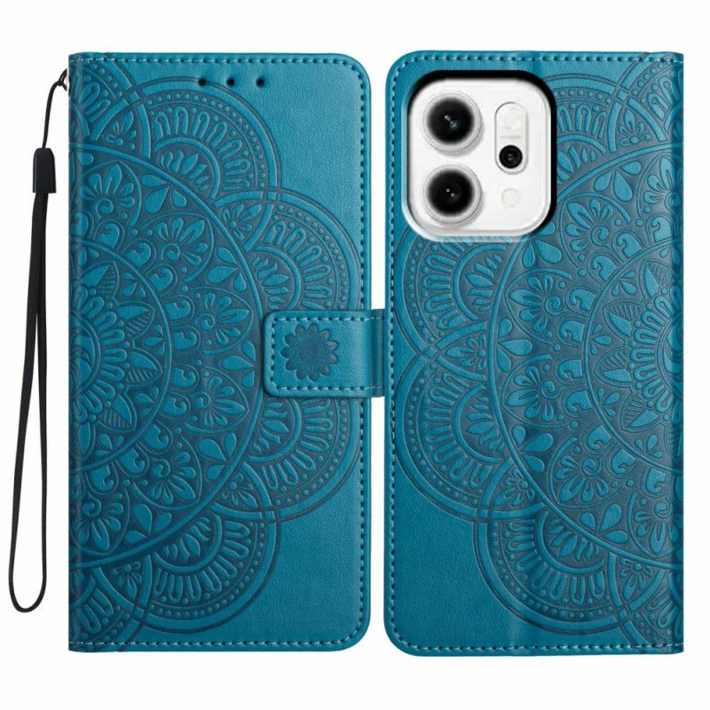 Flip Cover Oppo Reno 14 5g Graveret Mandala