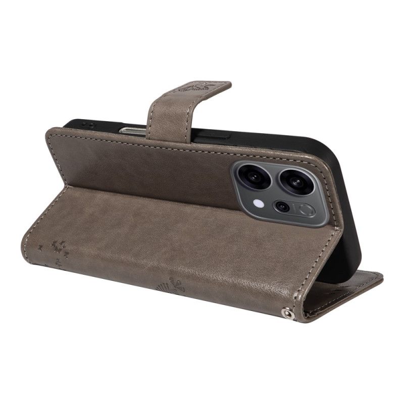 Flip Cover Oppo Reno 14 5g Træ Og Kat