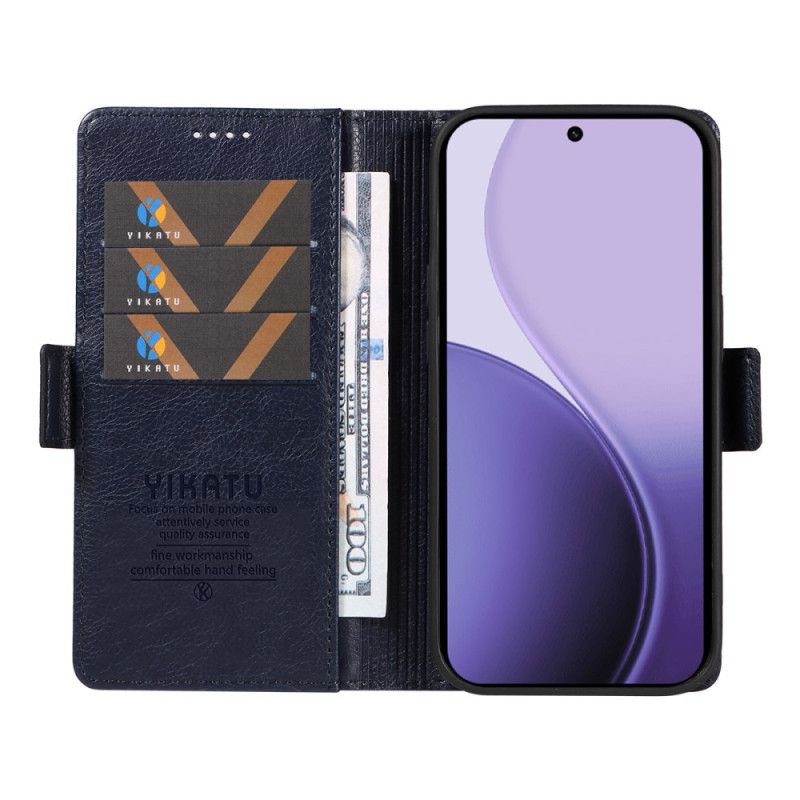 Læder Cover Oppo Reno 14 5g Telefon Etui Vintage Yikatu