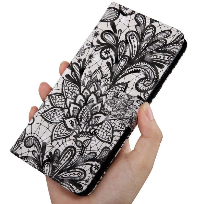Flip Cover Samsung Galaxy A21s Blondeblomst