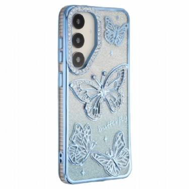 Cover Samsung Galaxy S26 3d Sommerfugle Og Rhinsten