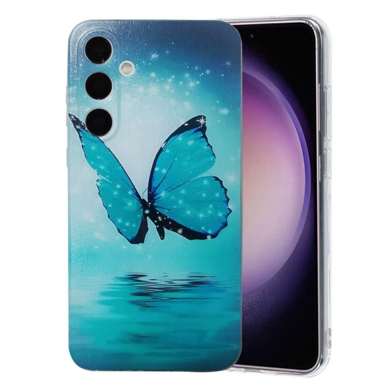 Cover Samsung Galaxy S26 Blå Sommerfugl