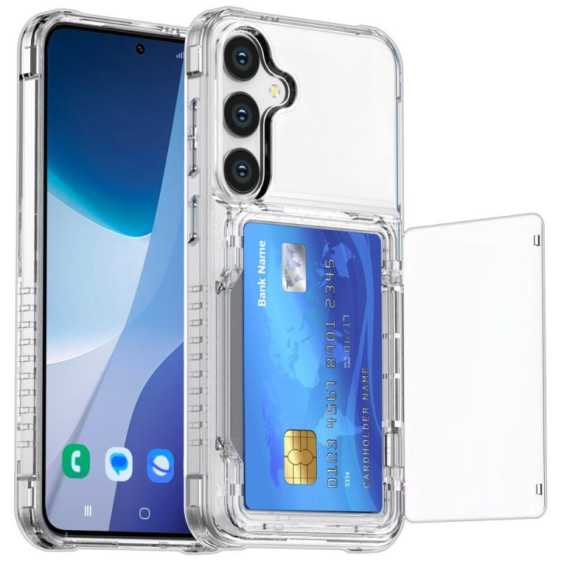 Cover Samsung Galaxy S26 Gennemsigtig Med Kortholder Og Stativ