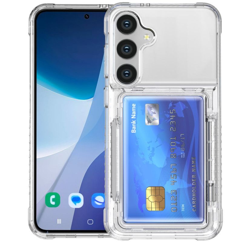 Cover Samsung Galaxy S26 Gennemsigtig Med Kortholder Og Stativ