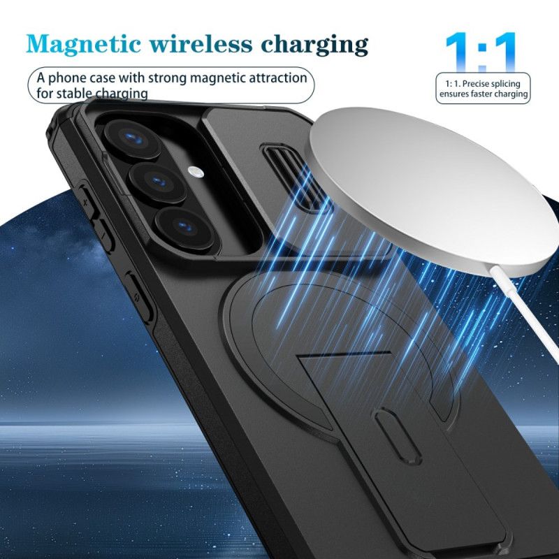 Cover Samsung Galaxy S26 Glidende Magnetisk Støtteben Og Kameradæksel