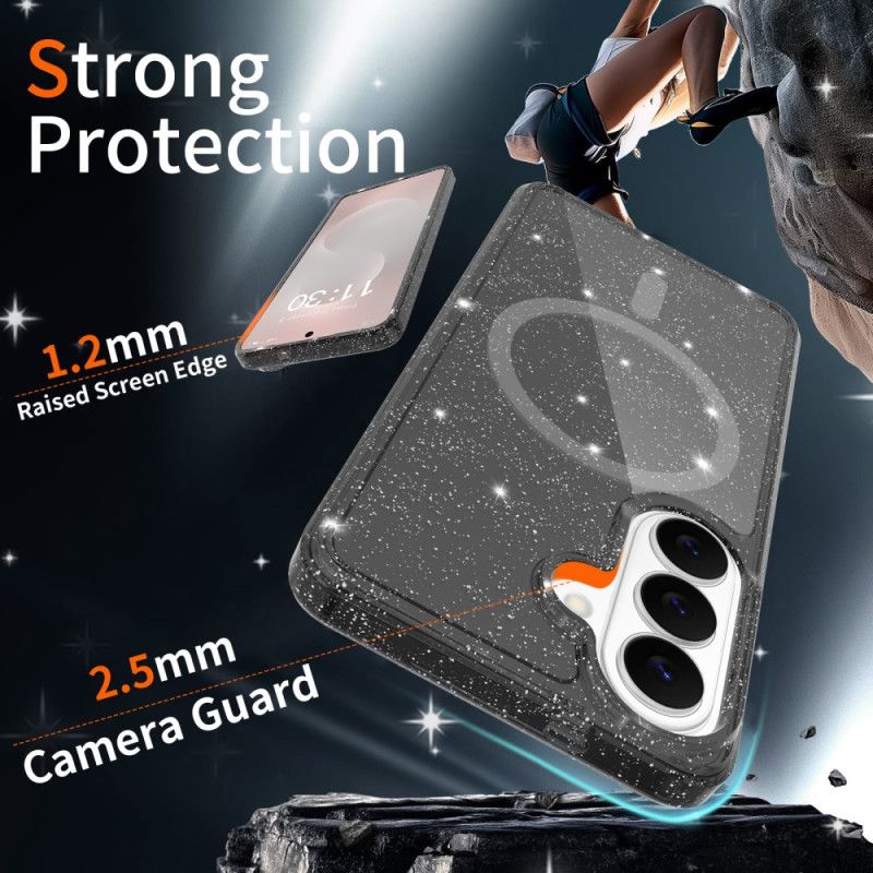 Cover Samsung Galaxy S26 Glitter Magnetisk Pung