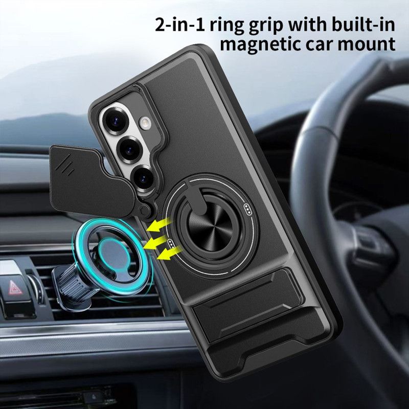 Cover Samsung Galaxy S26 Magnetisk Foldbar Ringholder Og Kamerabeskytter
