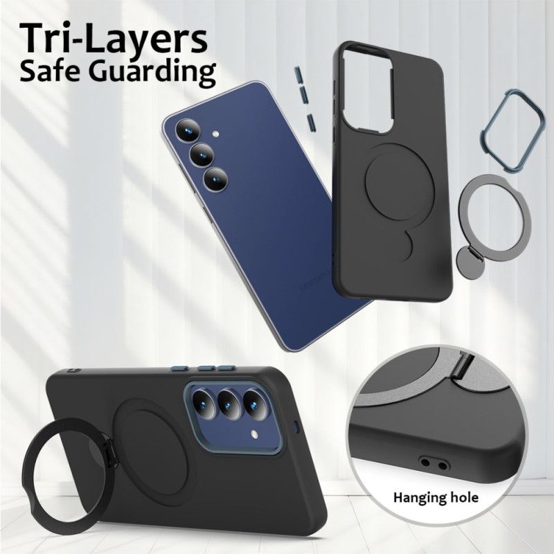 Cover Samsung Galaxy S26 Magnetisk Med Roterende Ringstativ