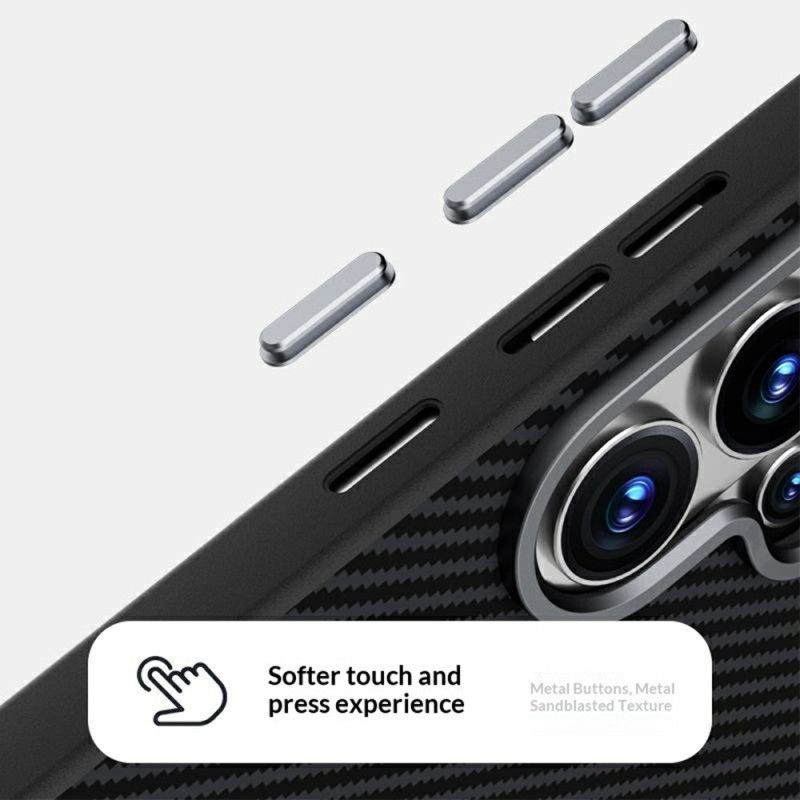 Cover Samsung Galaxy S26 Telefon Etui Abeel Magnetisk Kulfibertekstur