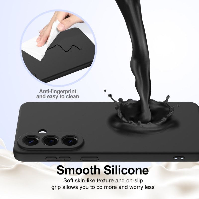 Cover Samsung Galaxy S26 Telefon Etui Flydende Silikone Magnetisk Pung