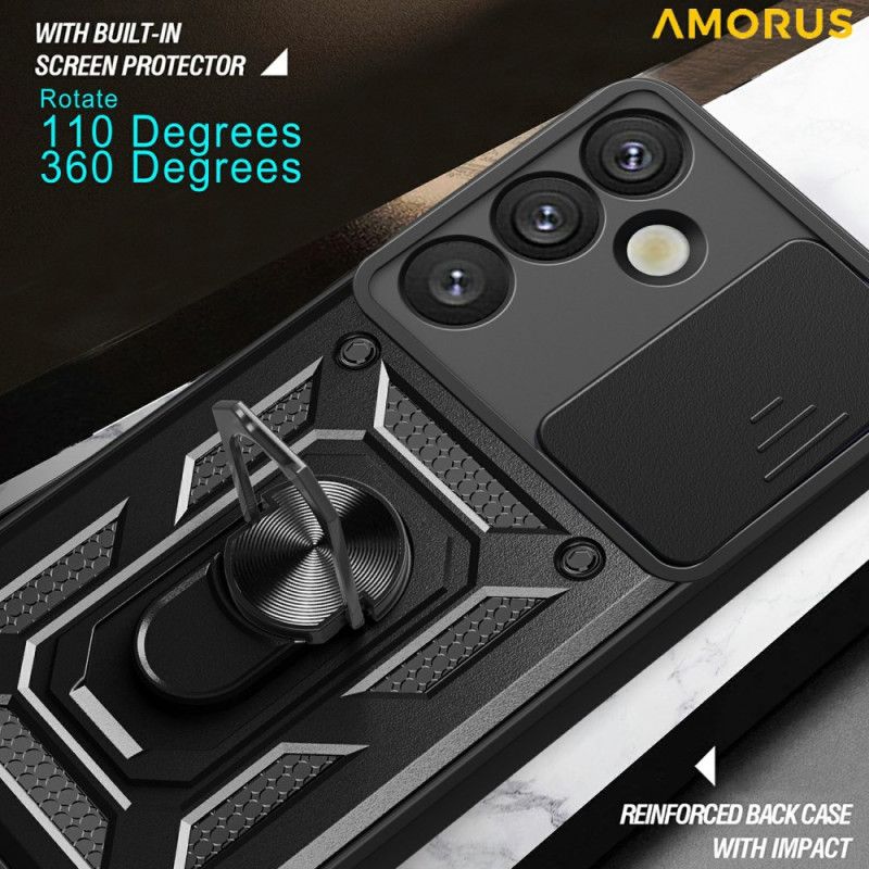 Cover Samsung Galaxy S26 Telefon Etui Glidebeskyttende Kameracover Og Integreret Stativ