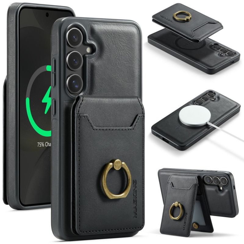 Cover Samsung Galaxy S26 Telefon Etui Magging Magnetisk Kortholder Og Ring